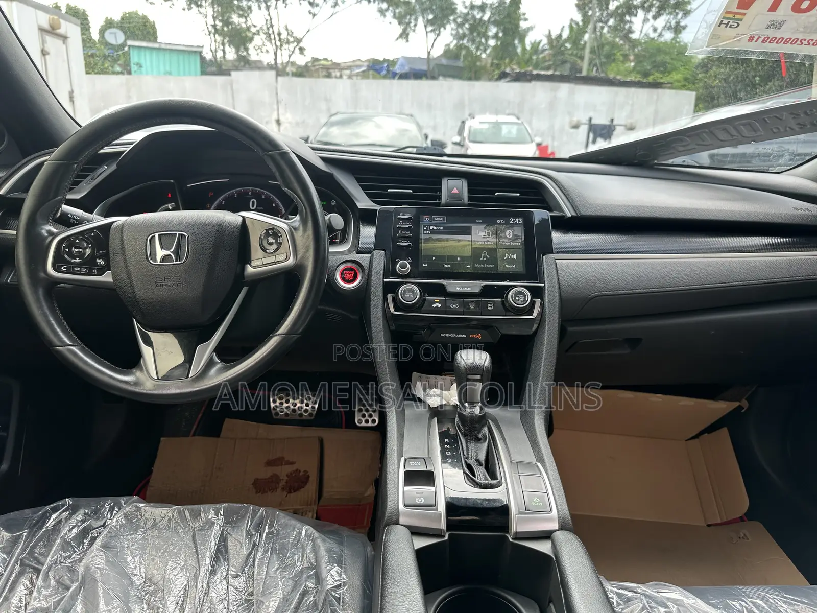 Honda Civic Sport Sedan 2020 Black