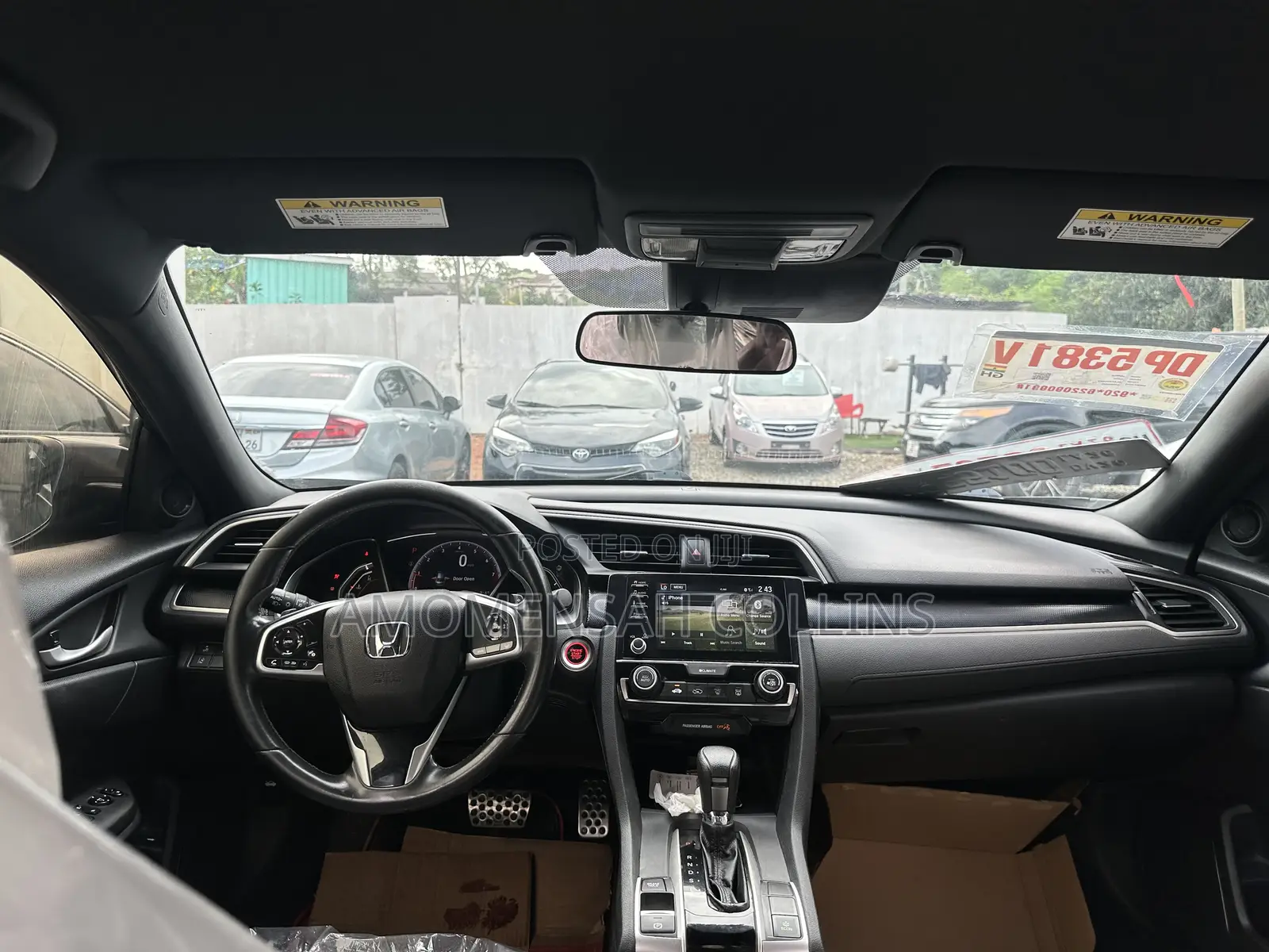 Honda Civic Sport Sedan 2020 Black