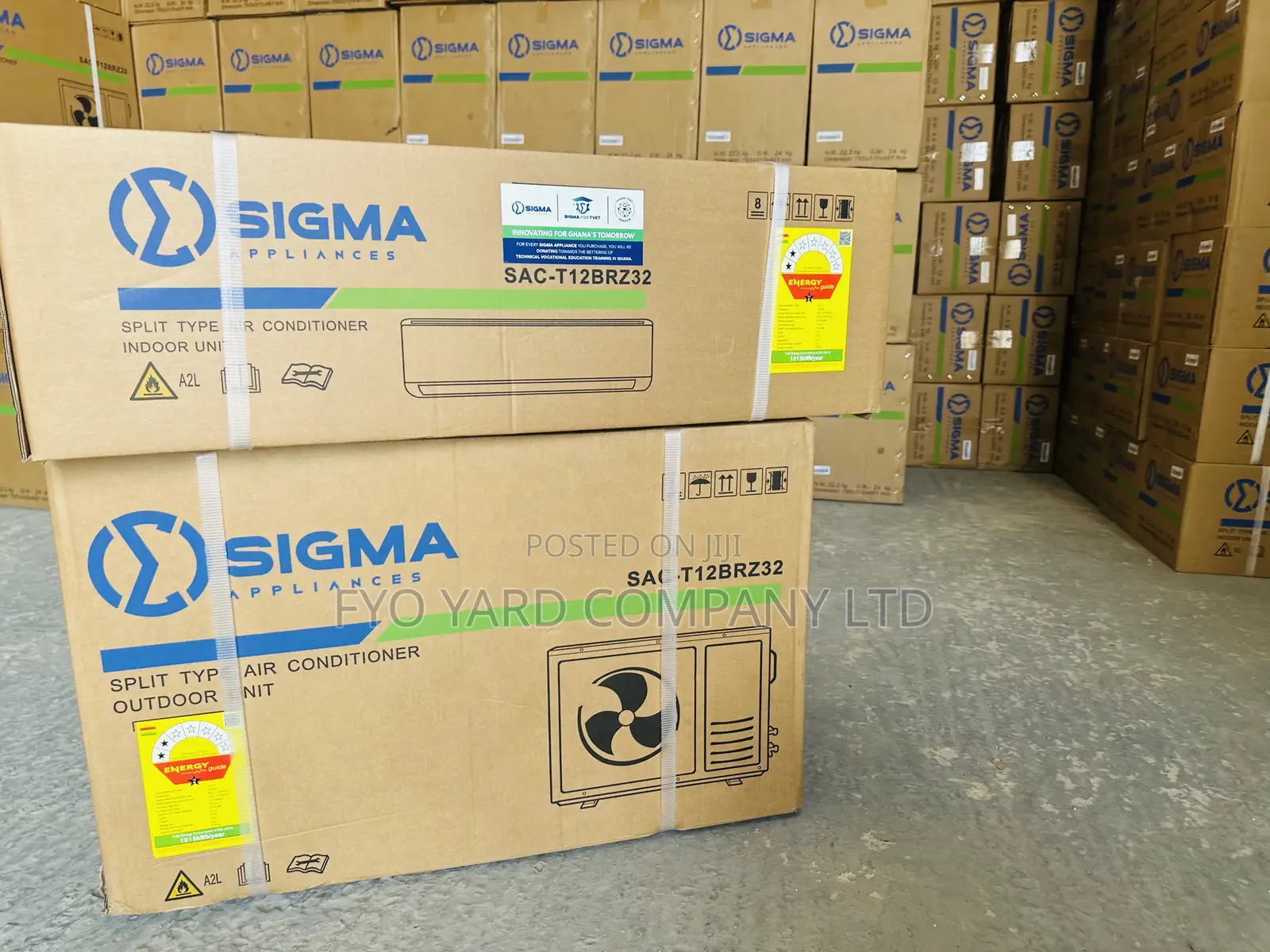 Efficient Fast Cooling Sigma 1.5hp Split Type Ac