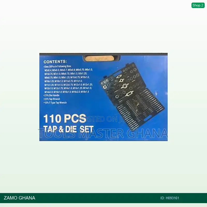 110pcs Metric Tap Die Set - H093161
