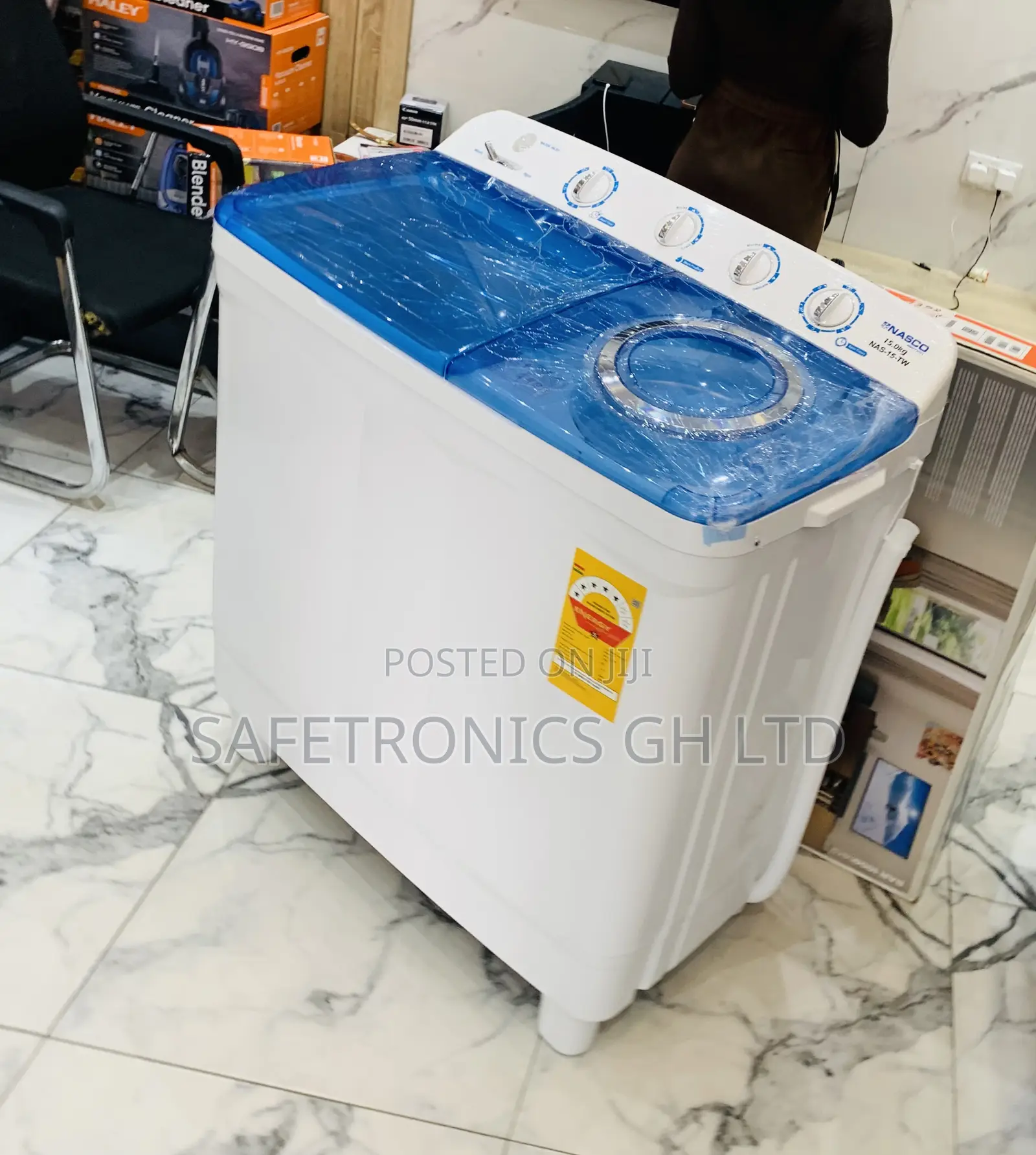 Choose Good Nasco 15kg Twin Top Washing Machine