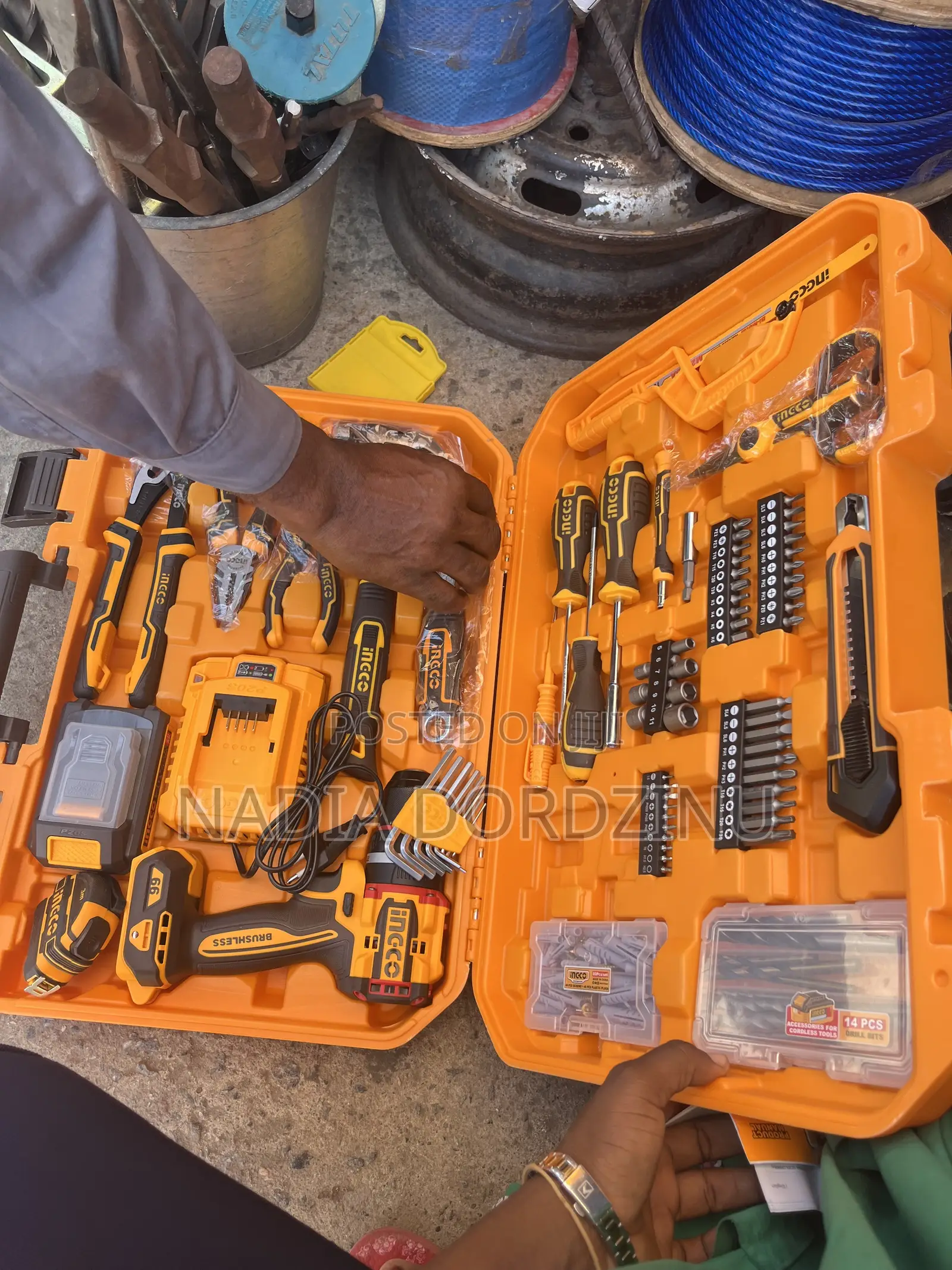 Cordless Drill And Tools