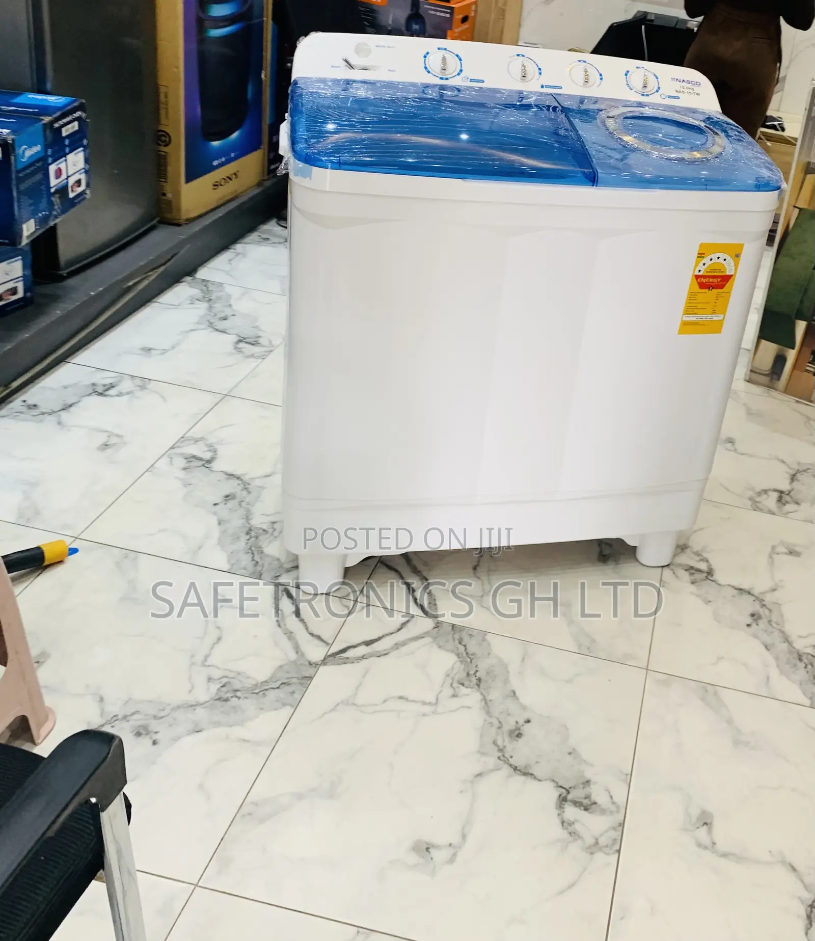 Just Order Nasco 15kg Twin Top Washing Machine