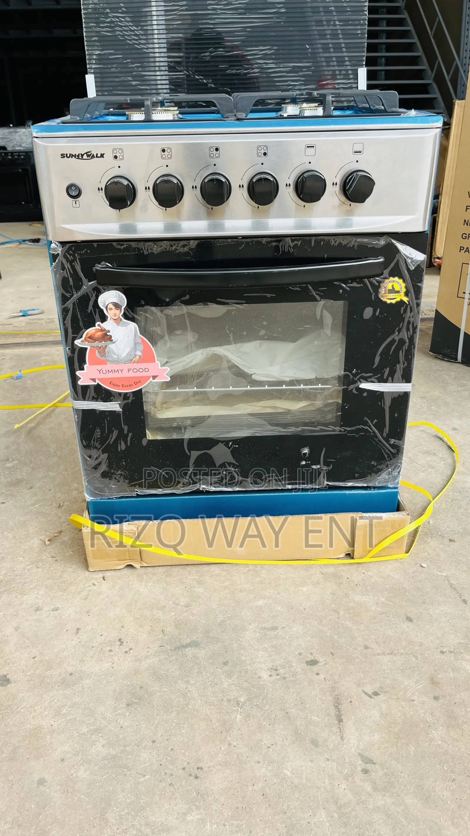 60 by 60 (60x60) Gas Stove With Oven and Grill