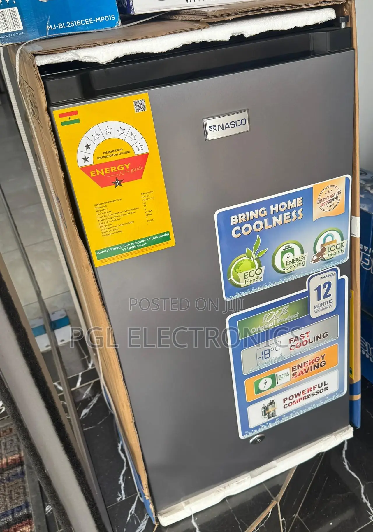 Nasco 91ltr Table Top Refrigerator Nasf1-11s