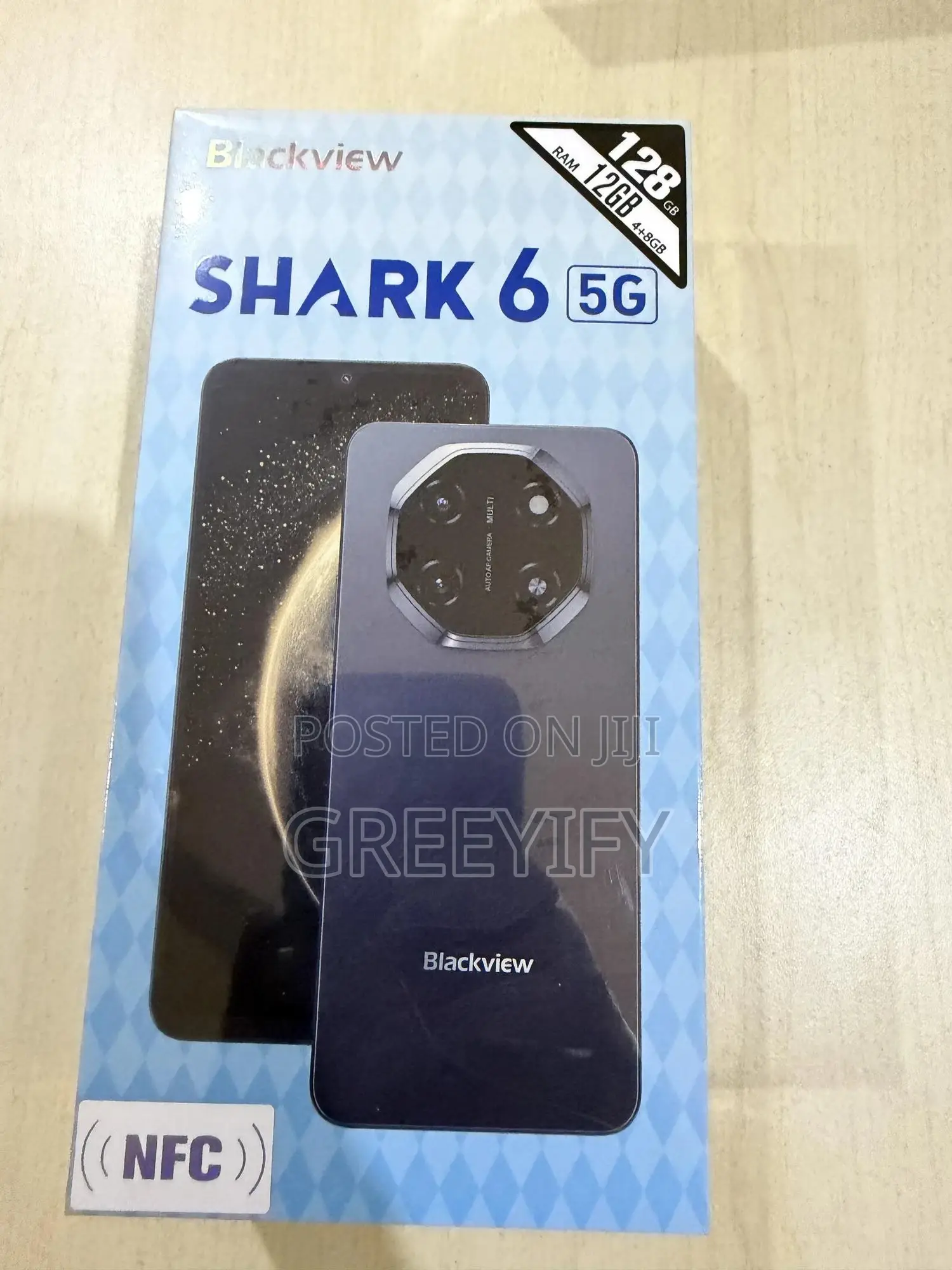 New Blackview Shark 6 128 GB Black