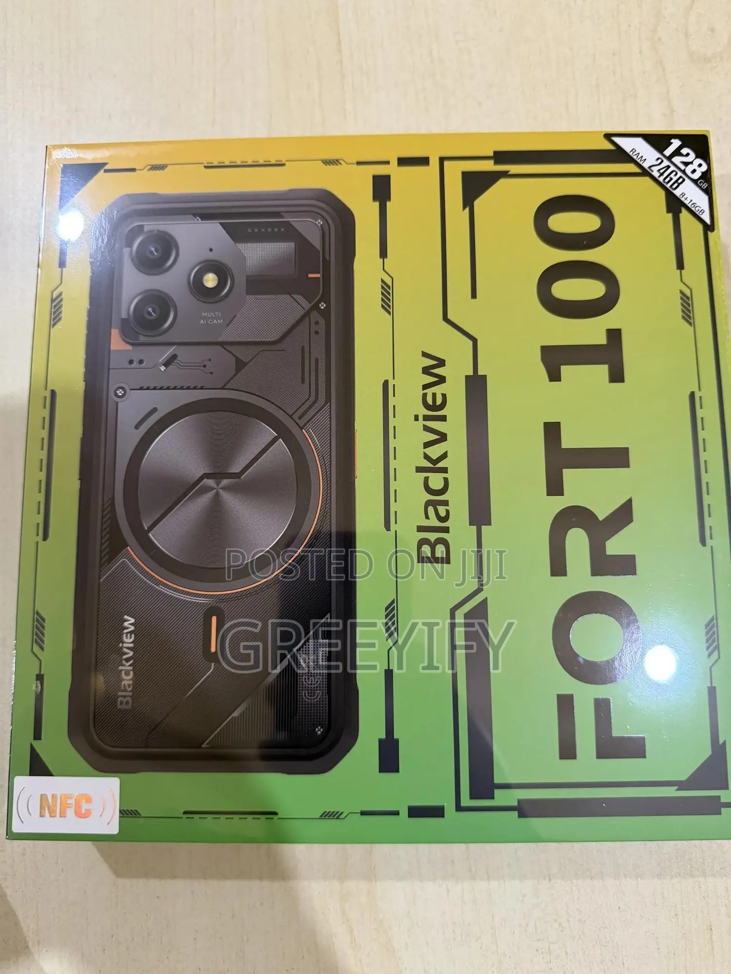 New Blackview Fort 100 128 GB Black