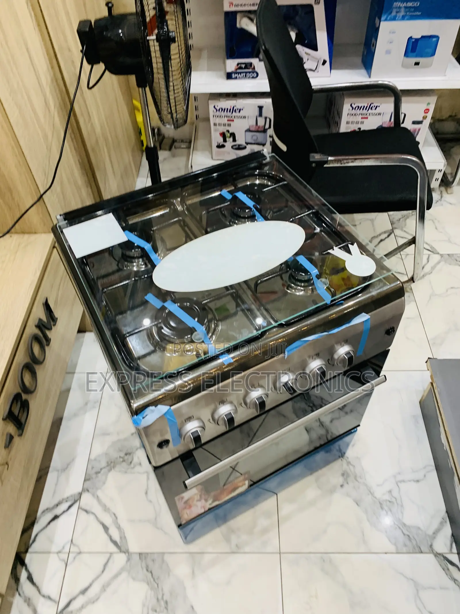 Call and Order Gas Cooker Oven 4burner New Line 60/60 Grill Rotisserie