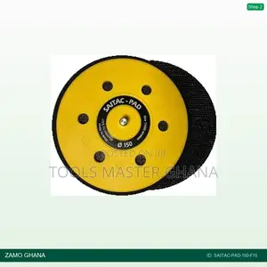 Sanding Pad 150mm F15 M8 B15 Yellow - Saitac-Pad-150-F15