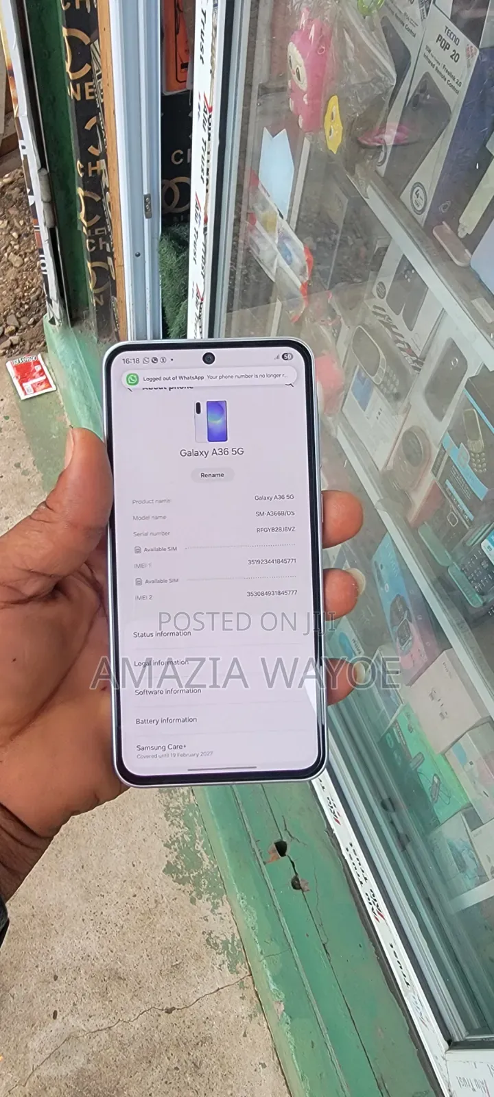 Samsung Galaxy A36 128 GB White