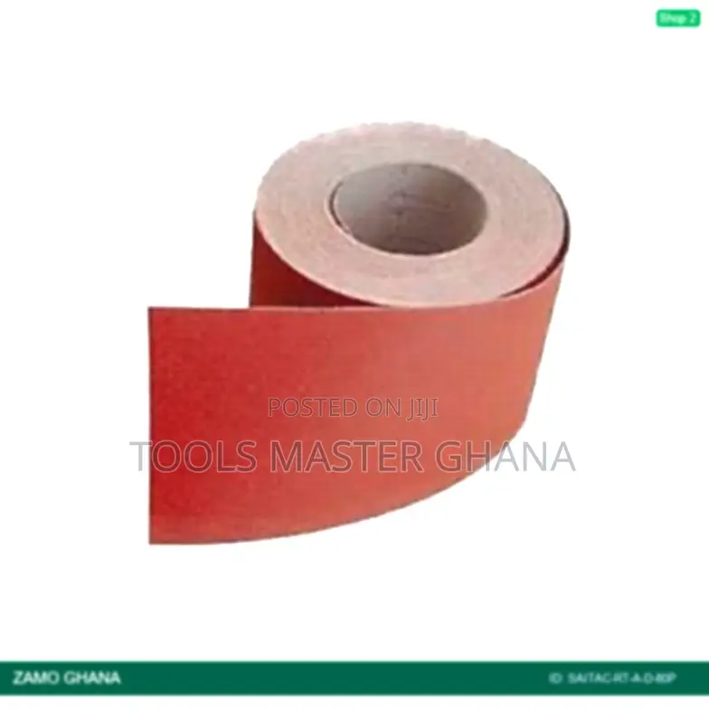 Abrasive Paper Roll Red Rt-a-D 120x50 80p - Saitac-Rt-a-D-80p
