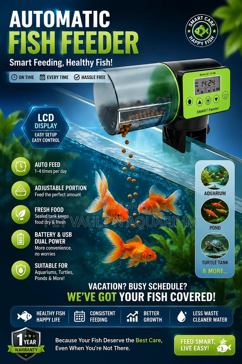 Automatic Feeder for Fishes