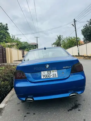 BMW 545i 2008 Blue