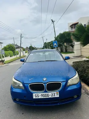 BMW 545i 2008 Blue