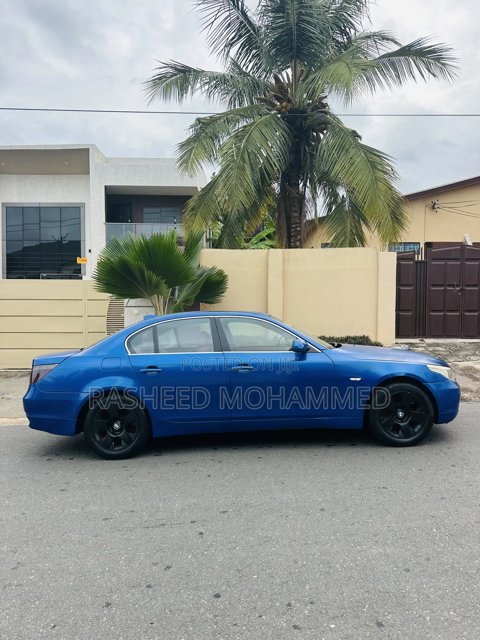 BMW 545i 2008 Blue