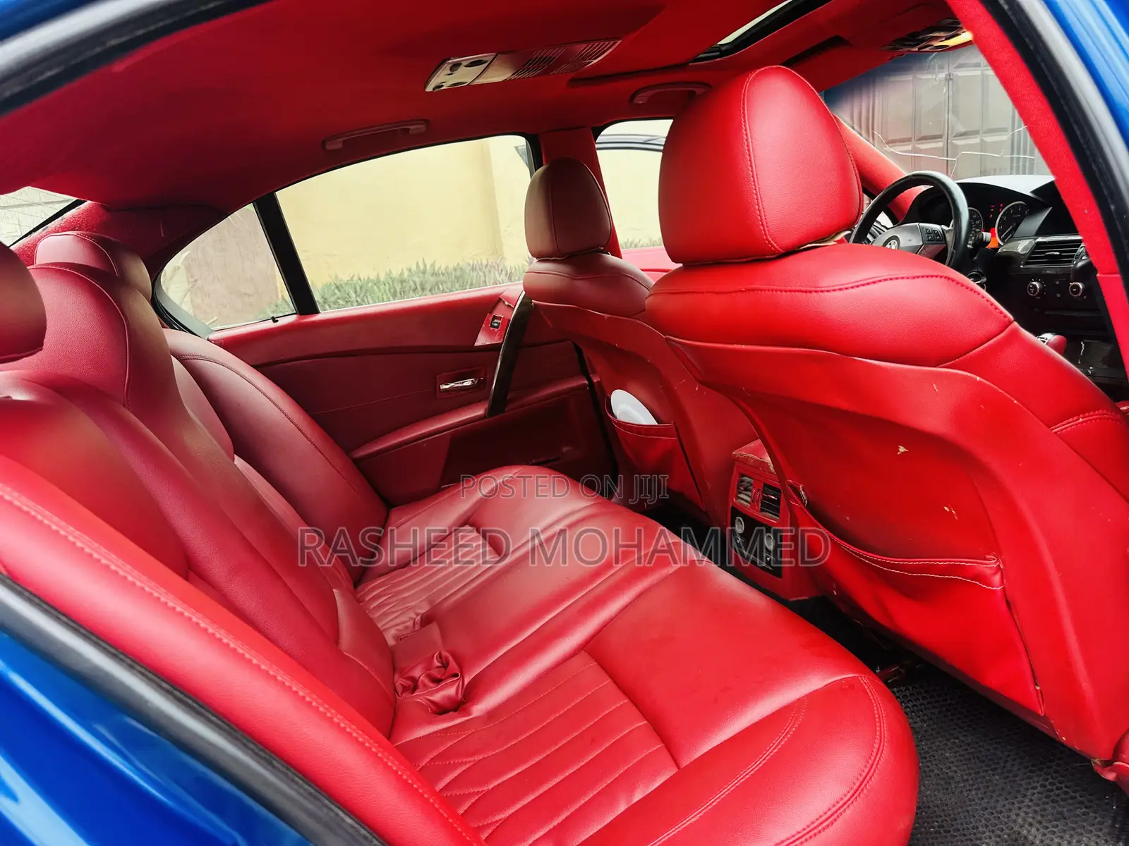 BMW 545i 2008 Blue