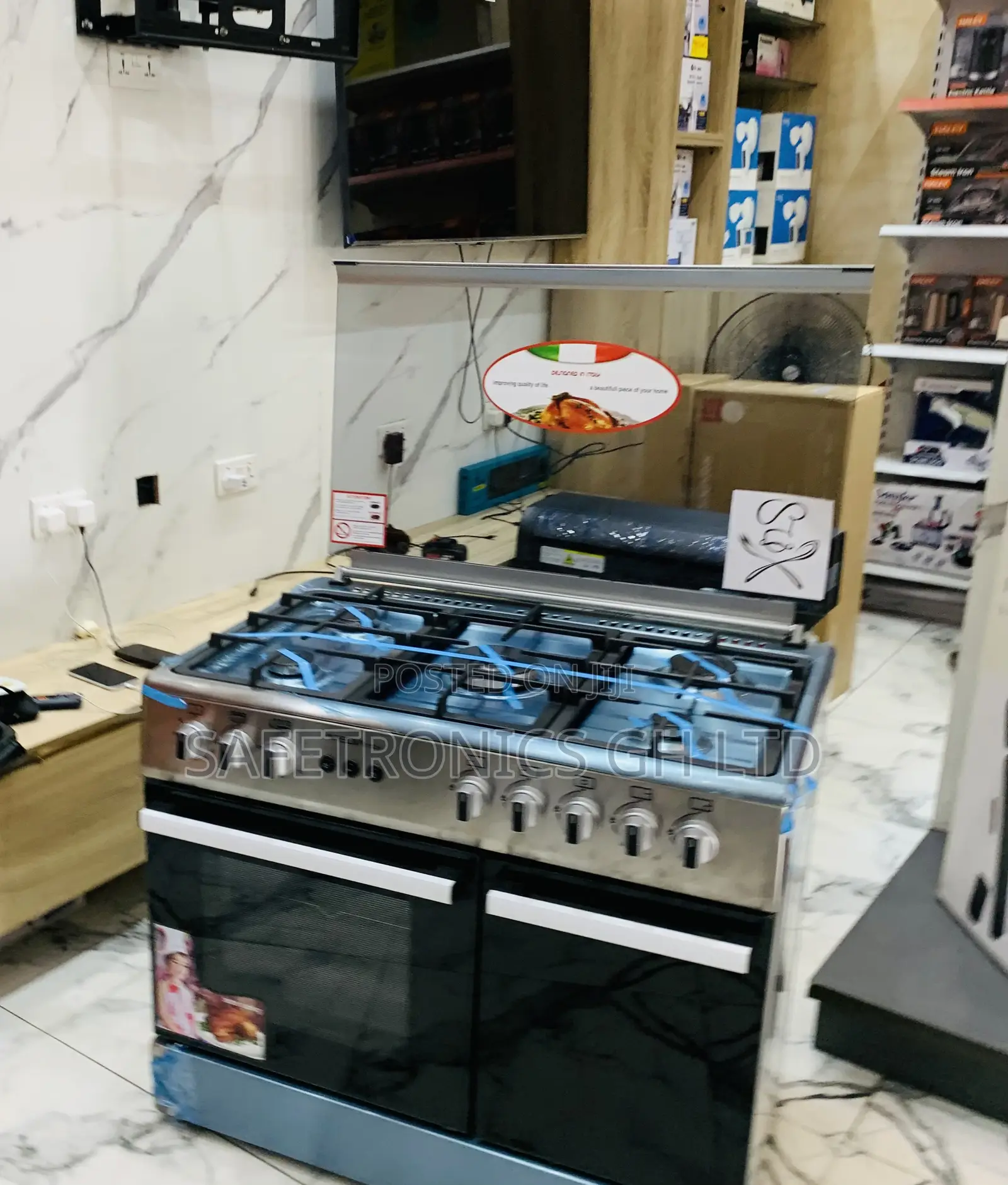 Lastest Best Mediatech 60x90 Freestanding 5 Gas Burner Cooker (Gray)
