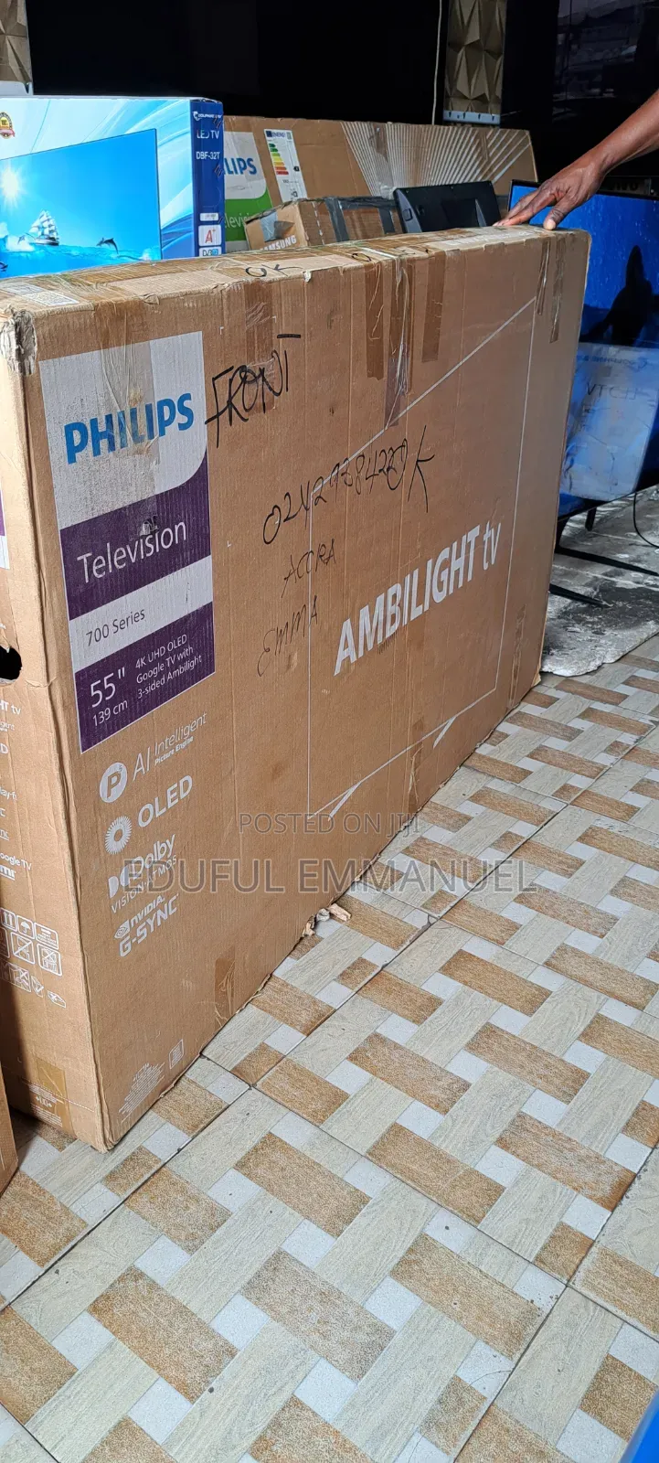 Philips 55" Oled Android Uhd Smart With Bowers Wilkins Soundbar
