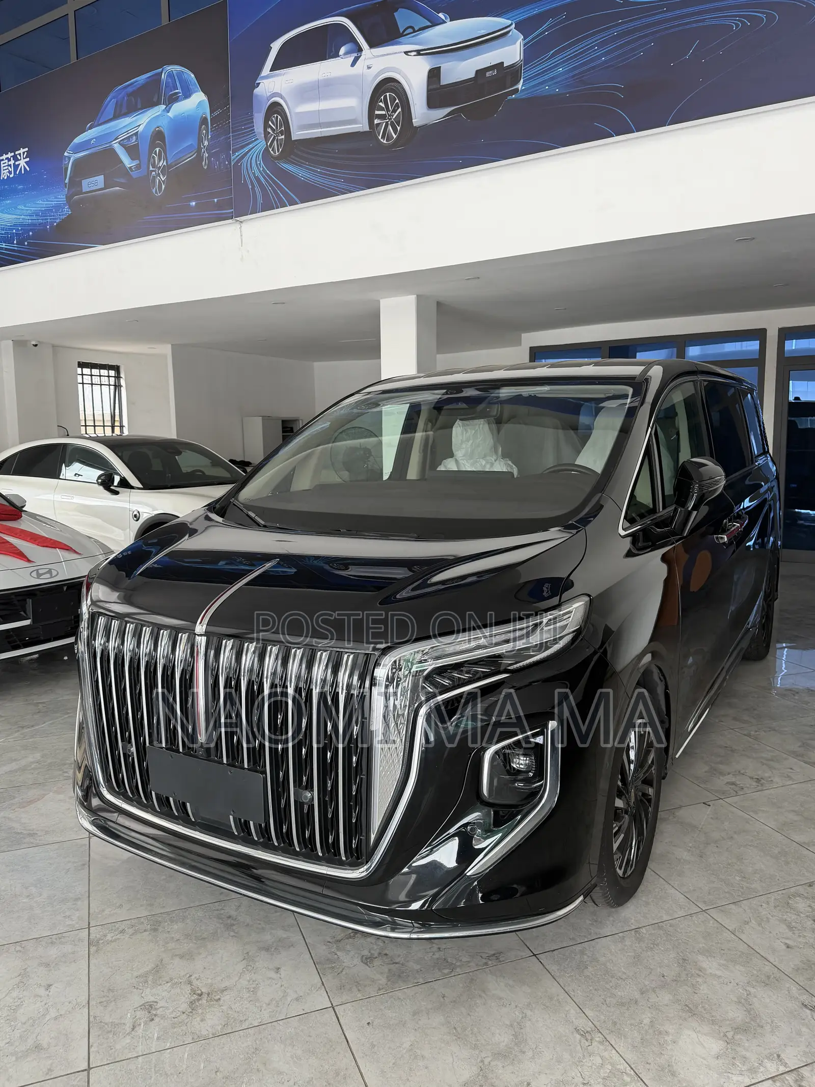 New Hongqi E-HS9 Flagship 2025 Black