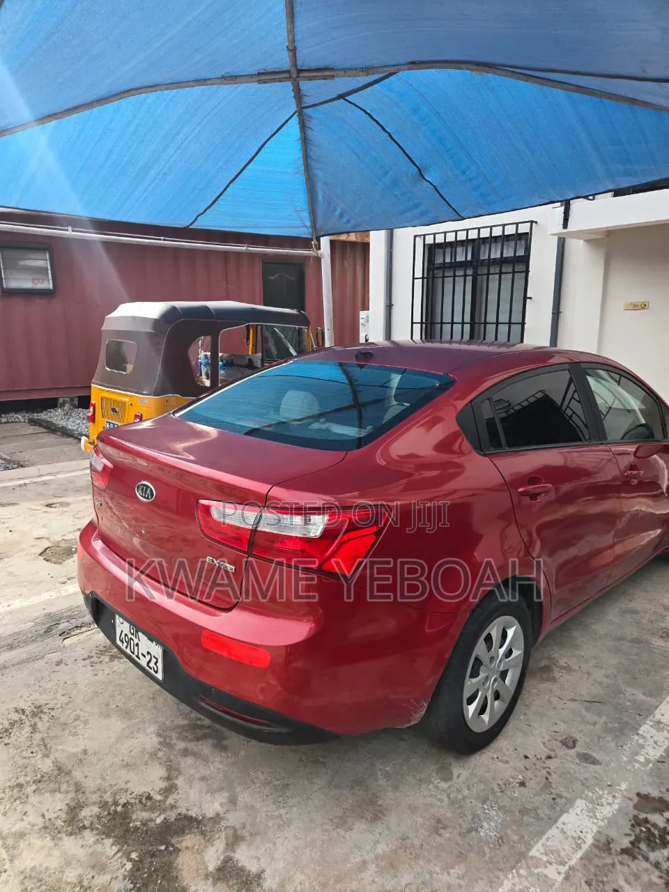 Kia Rio LX 4dr Sedan (1.6L 4cyl 6M) 2013 Red
