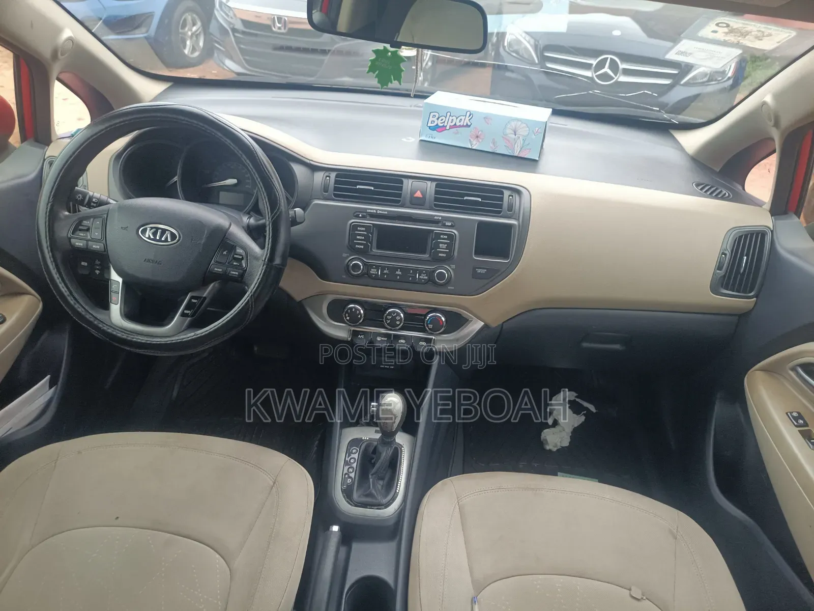 Kia Rio LX 4dr Sedan (1.6L 4cyl 6M) 2013 Red