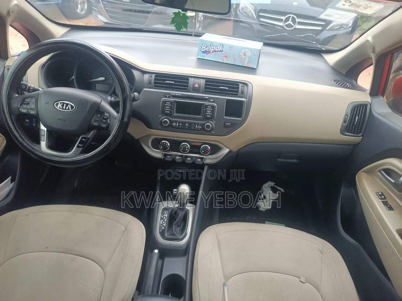Kia Rio LX 4dr Sedan (1.6L 4cyl 6M) 2013 Red