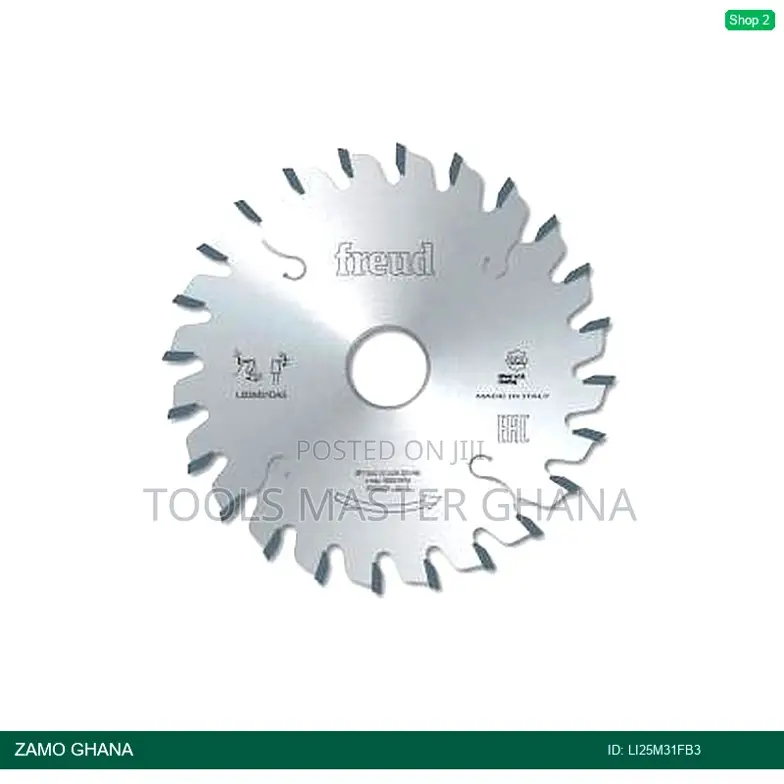 Freud Disc 125x3.1x22 Z24 Saw Blade F03fs02625-000 - Li25m31fb3
