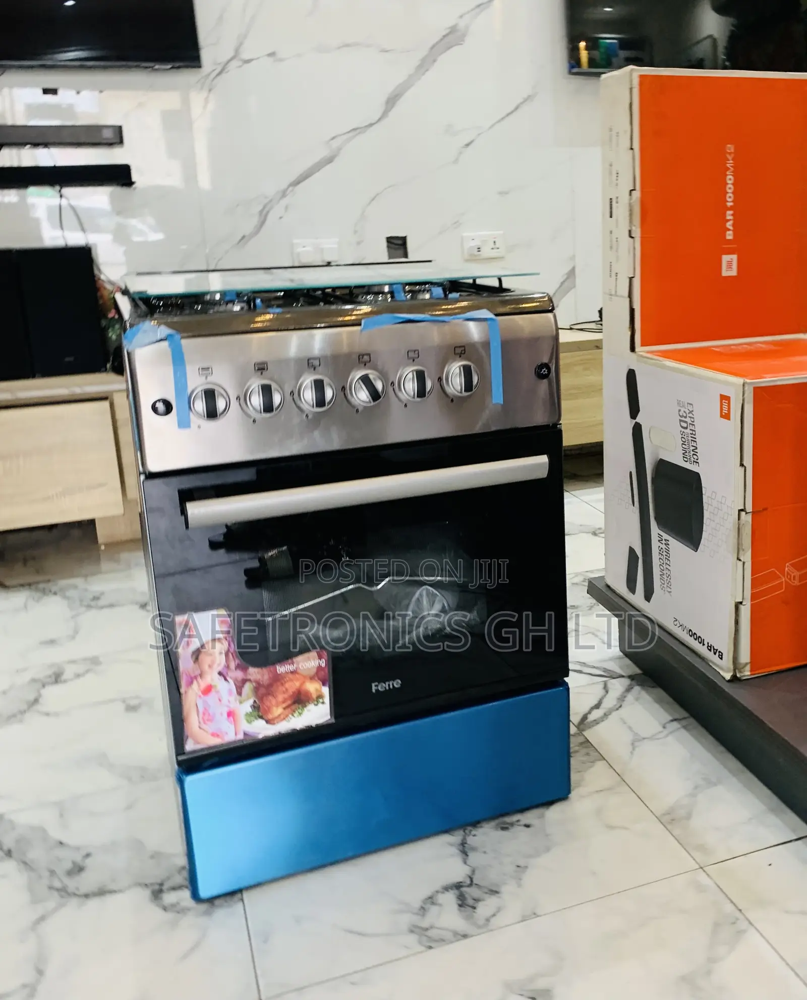 Recommend Best Ferre 60x60 4 Burner Gas Cooker With Auto Ignition