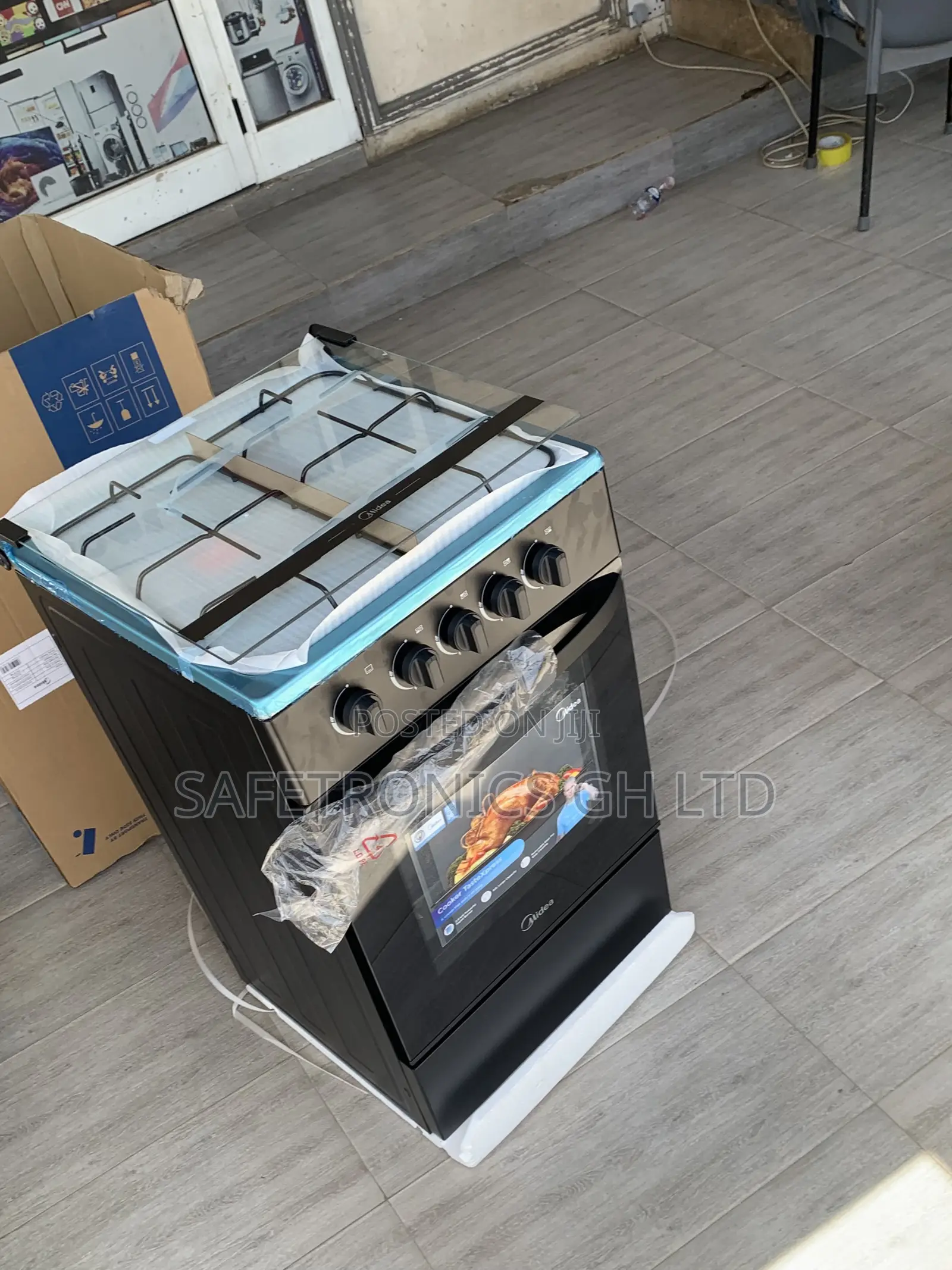 Original Midea 4 Burner Gas Cooker Lack Mirror