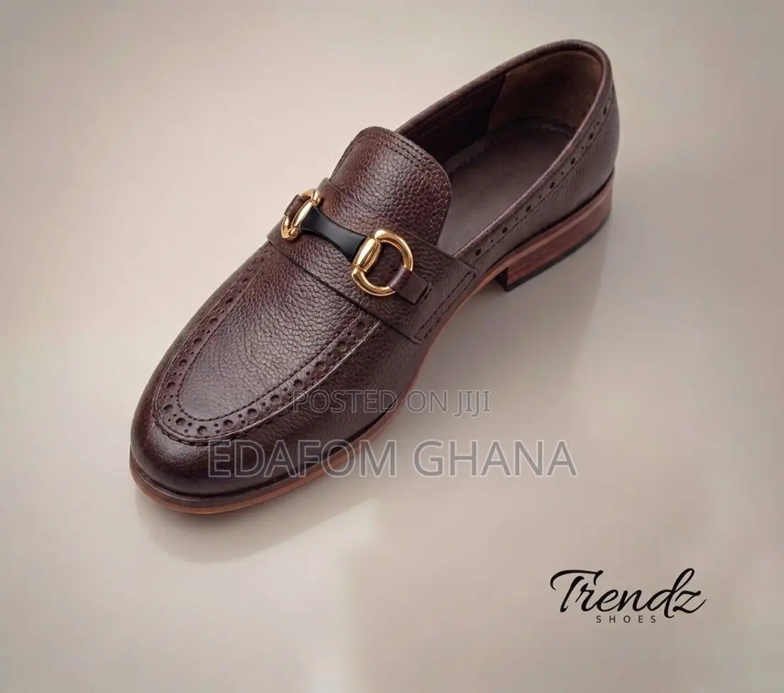 Coffee Brown Leather Shoe