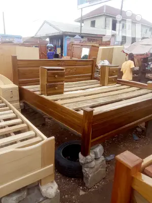 All Wood King Size Bed