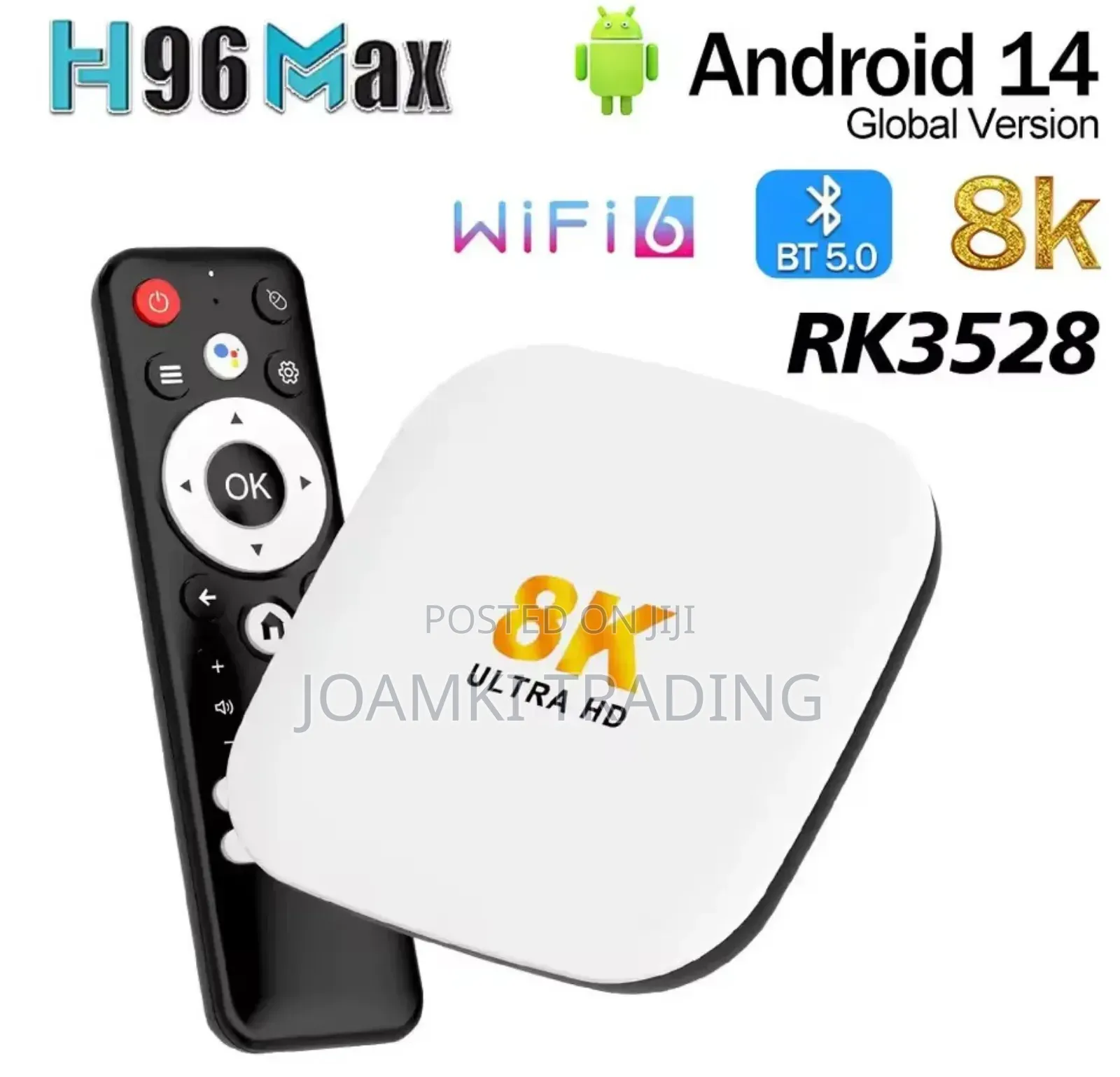 H96max M2 Android 14 Tv Box,4gb Ram, 128gb Rom, Video, Bt, Wifi