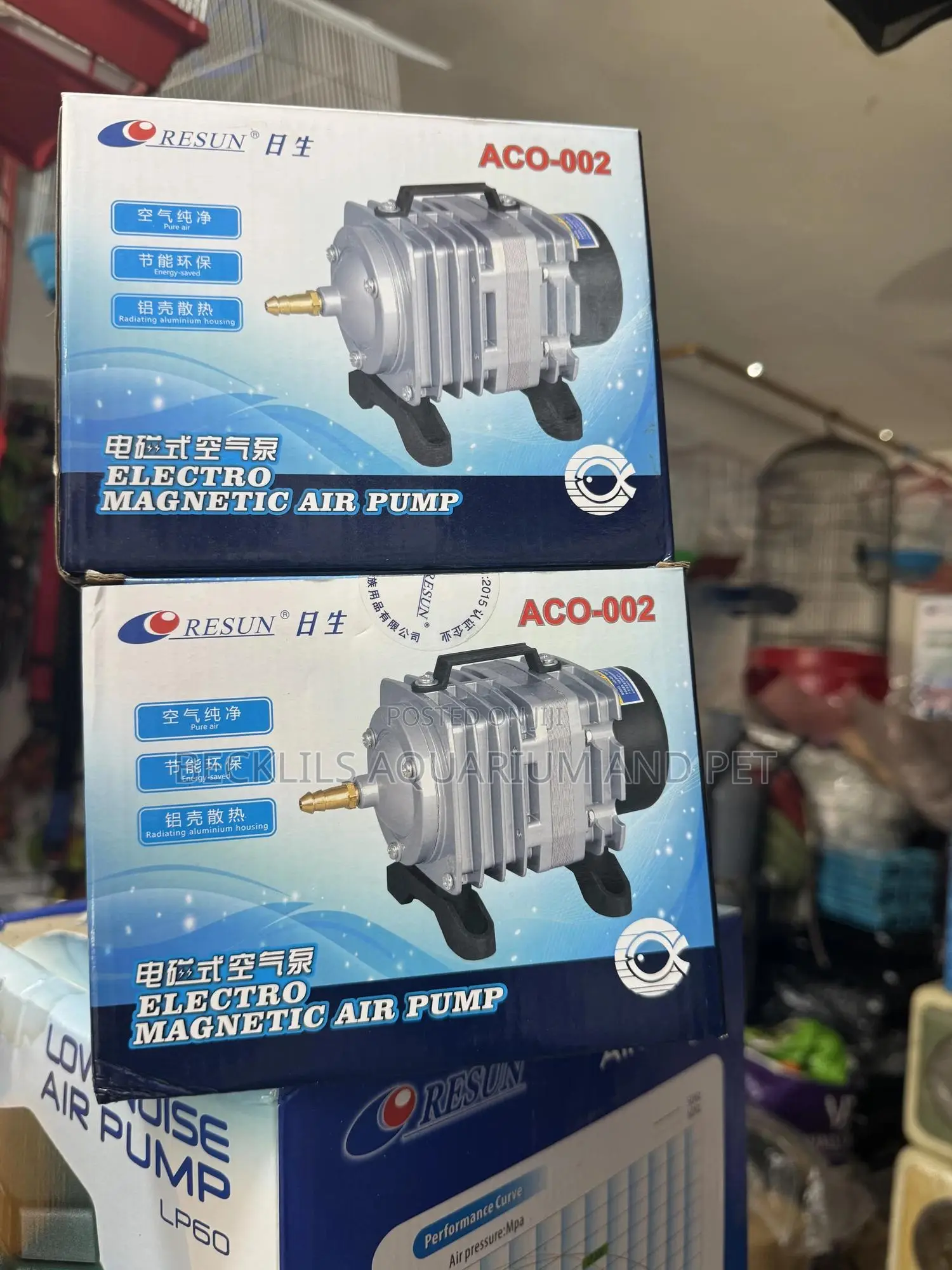 Wholes Aerators ( Resun )Low Noise 60 -200 Watts