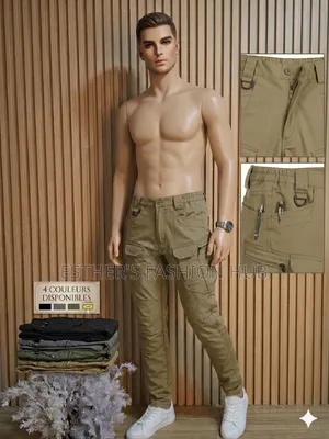 Men's Side Pocket (Cargo Pants) Trousers