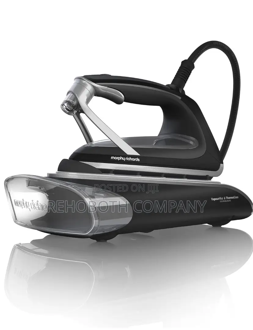 Morphy Richards Redefine Atomist Glass Vapour Iron Black .