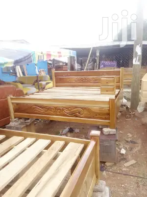 All Wood Kind Size Bed