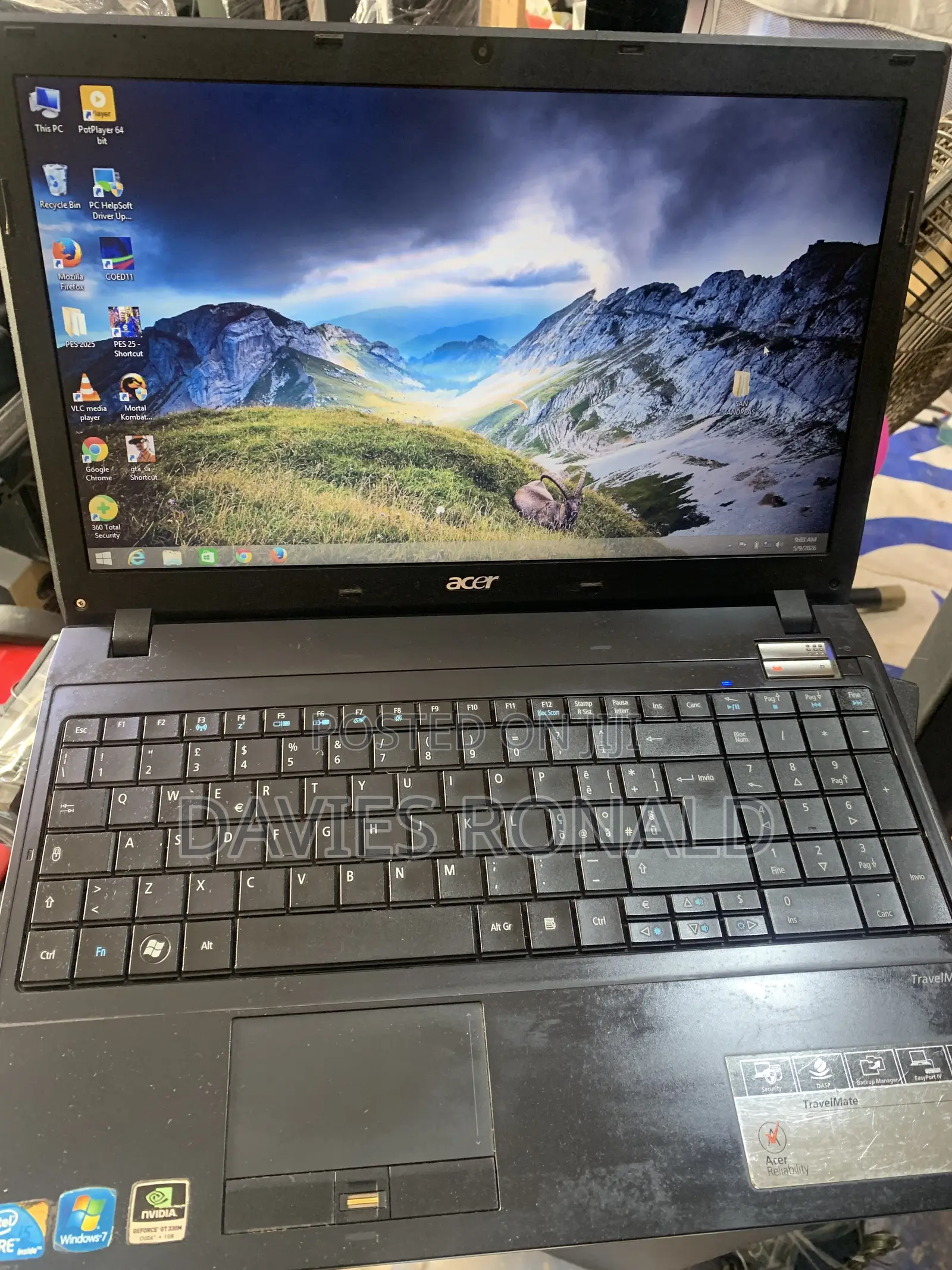 Laptop Acer Aspire E5-473G 8GB Intel Core i5 HDD+SSD 250GB