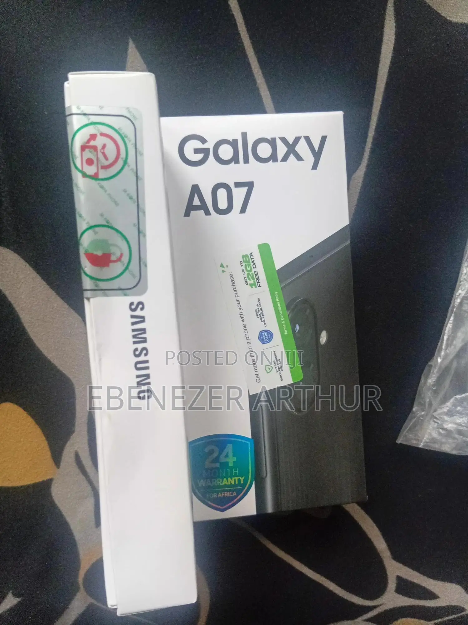 New Samsung Galaxy A07 4G 64 GB Black