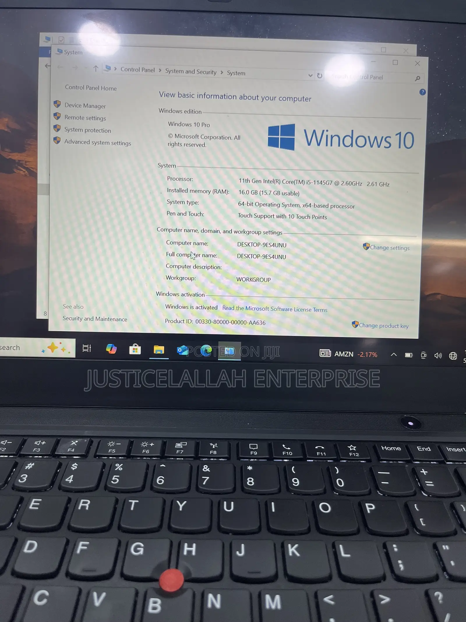 Laptop Lenovo ThinkPad T14 16GB Intel Core i5 SSD 512GB
