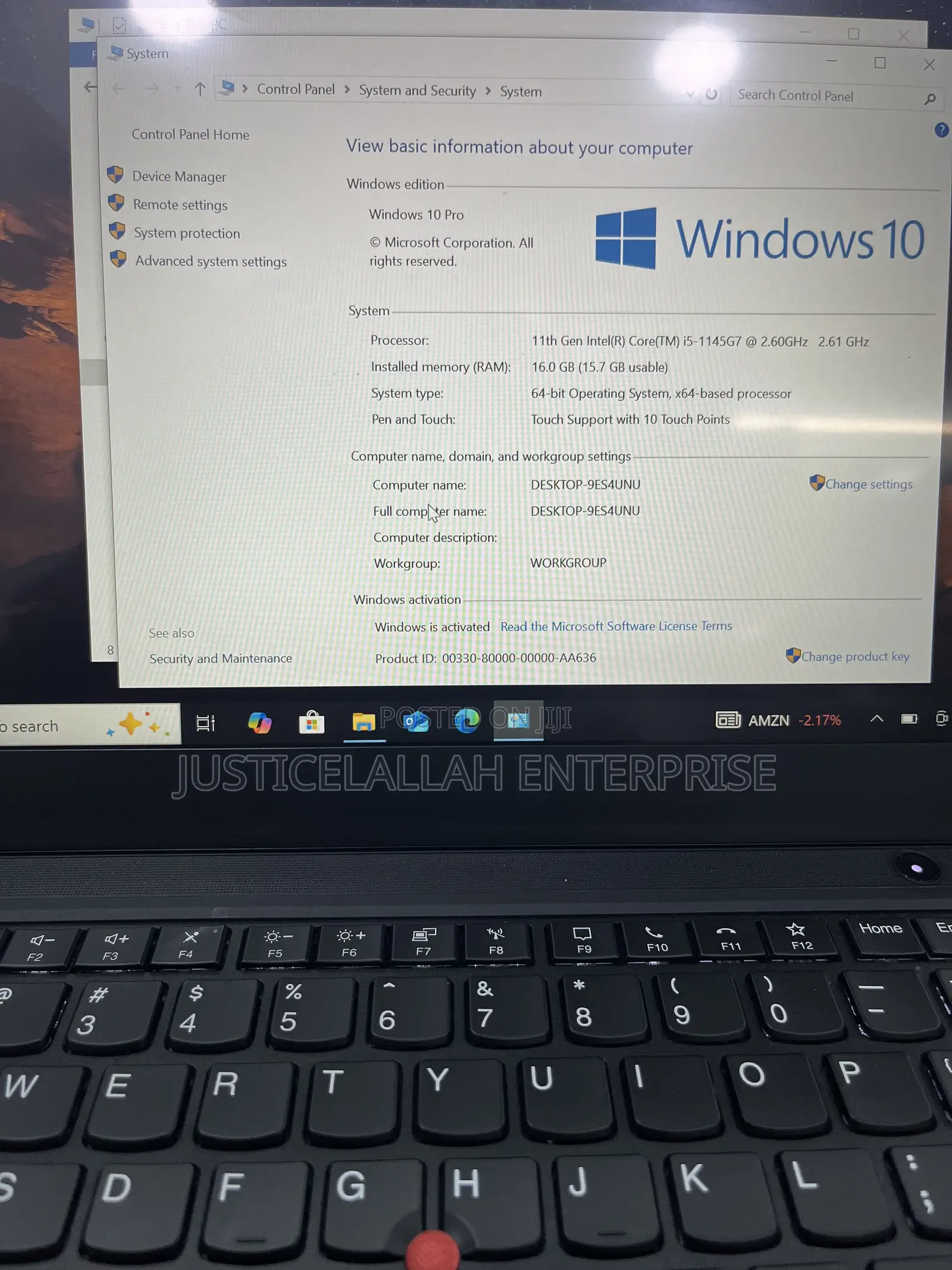 Laptop Lenovo ThinkPad T14 16GB Intel Core i5 SSD 512GB