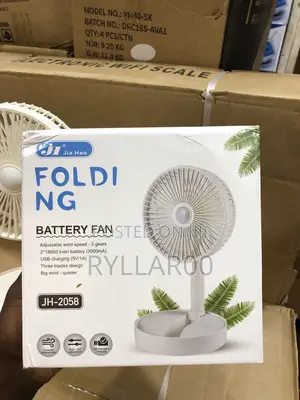 Rechargeable and Adjustable Fan