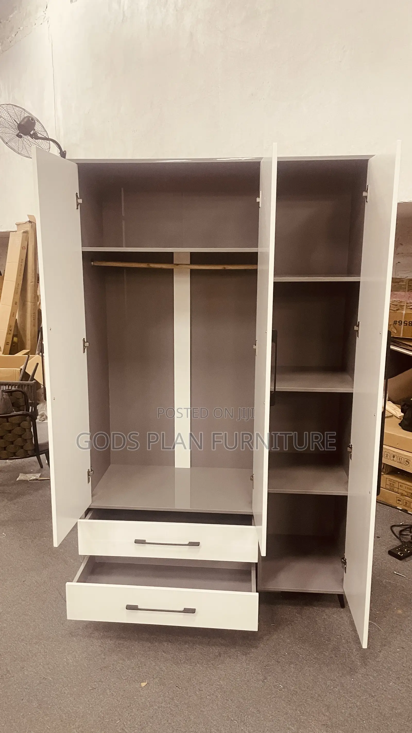Wooden Wardrobe ( W053)