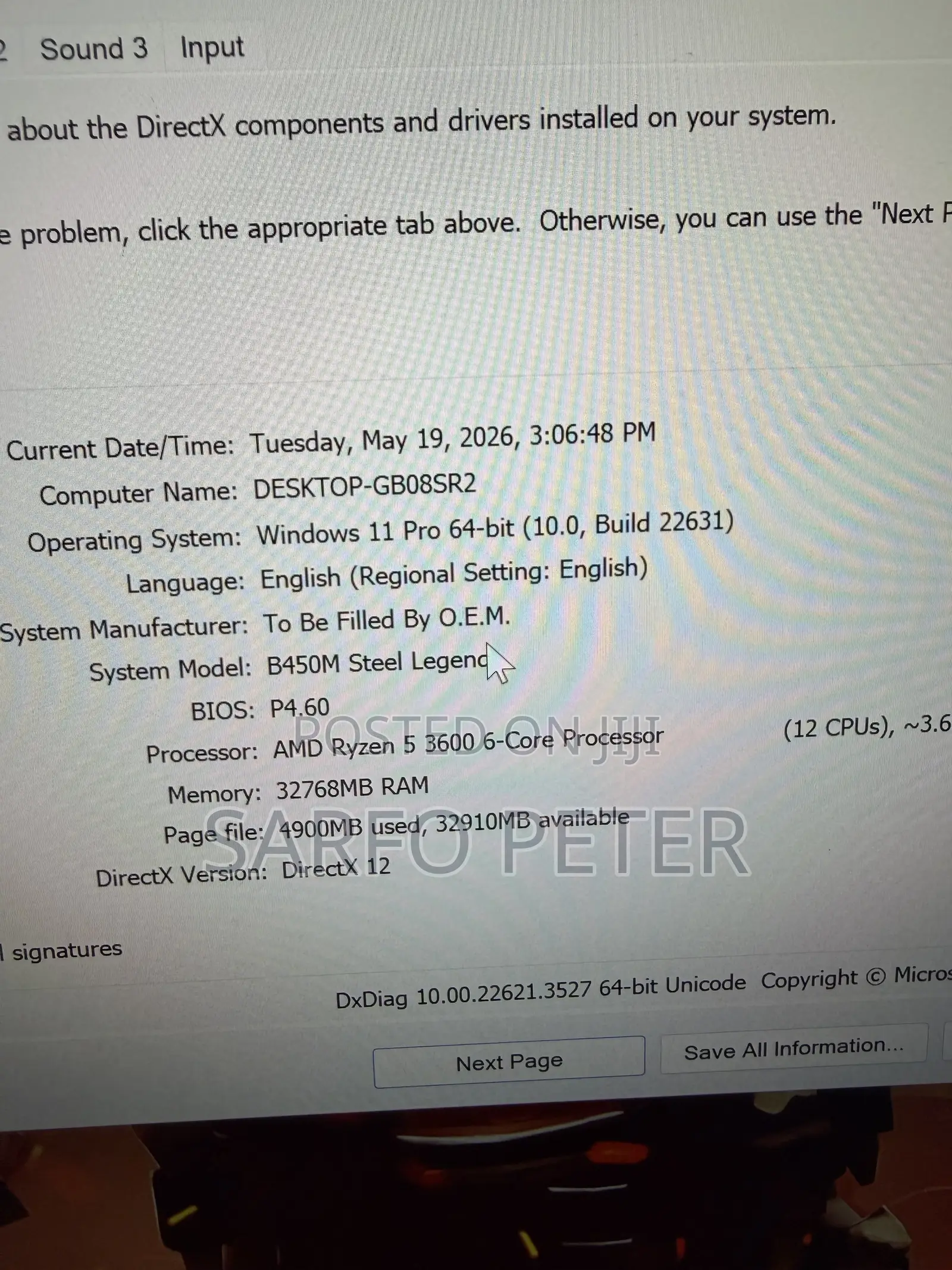 New Desktop Computer 32GB AMD Ryzen 5 SSD 512GB