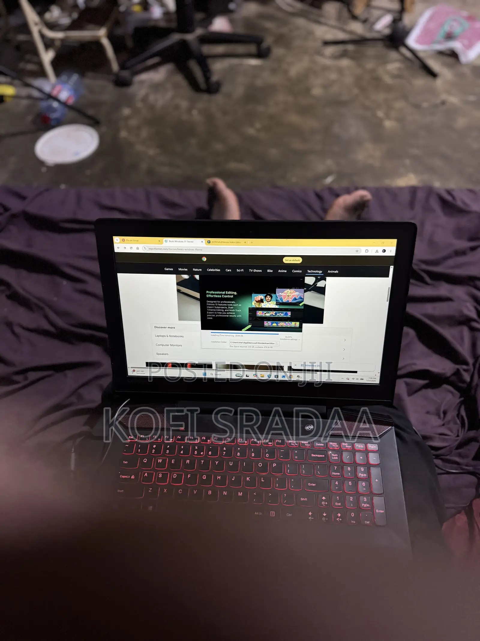 Laptop Lenovo IdeaPad Y730 16GB Intel Core i7 SSD 700GB