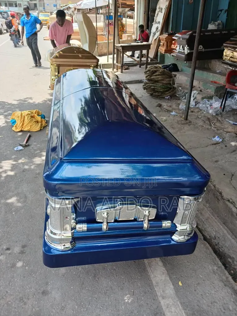 Quality Blue Standard Casket