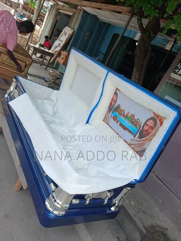 Quality Blue Standard Casket