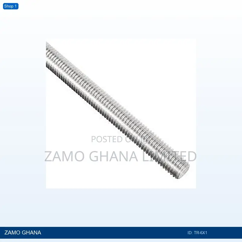 Threaded Rod 6mm X 1m (1 Meter) - Tr-6x1