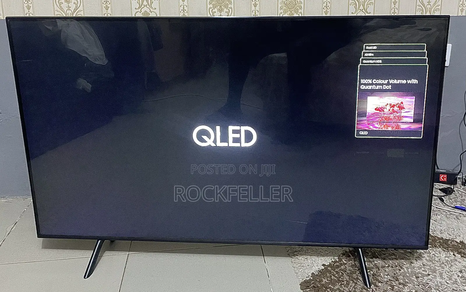 Uk Used Samsung Qled Uhd HDR Smart Digital Satellite Airslim 50 Inches