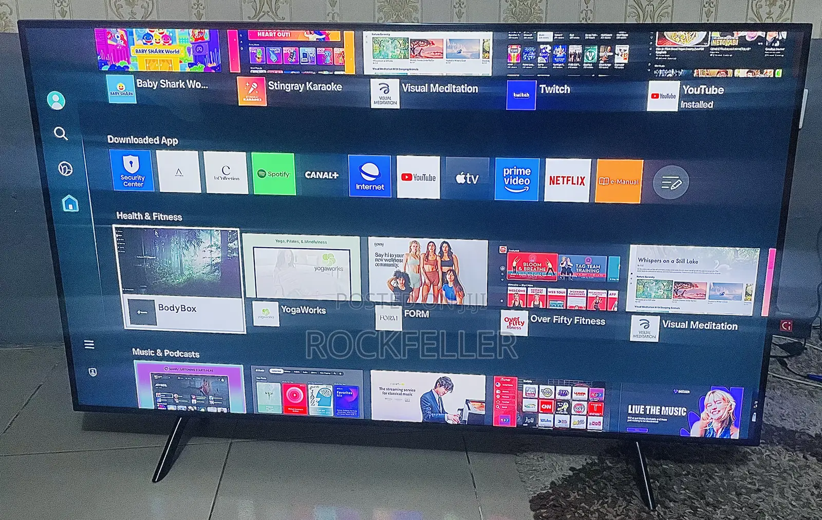 Uk Used Samsung Qled Uhd HDR Smart Digital Satellite Airslim 50 Inches