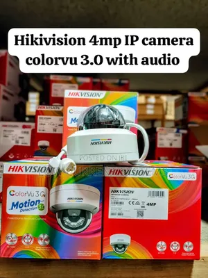 Hikivision 4mp Ip Colorvu Camera With Audio Network Ds-2cd1047g3-Liu